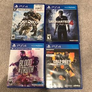 PS4 video game bundle